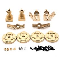 Brass Steering Cup C-shaped Seat Rear Cup Gear Cover Counterweight For MJX H12Y H12Y+RC Car Parts