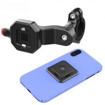 Universal Bicycle Mountain Bike Phone Holder MTB Motorcycle Scooter Handlebar Mobile Phone Mount Stand Security Lock Bracket