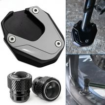 For HONDA XADV 750 X-ADV 750 XADV750 2017-2025 Motorcycle Accessories Side Stand enlarged plate Foot Kickstand Tire valve caps