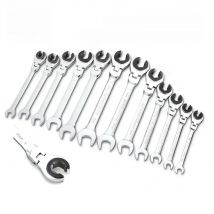 Krachtige 8-32MM Tubing Ratchet Wrench with Open Flexible Head 72 Teeth For Car Repair Oil Wrenches Hand Tools