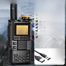 Quansheng UV-K6 Upgrade UV-K5 (99) Interphone 5W Air Band Radio Tyep C Charging UHF VHF DTMF FM Scrambler NOAA Wireless Frequenc