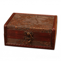 Old Style Jewelry Box Storing Treasure Pearl Necklace Earrings Storge Case Decorative Small Chest Holder