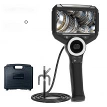 720 Degrees All Way Steering Industrial  Endoscope for Car Pipe Inspection Sewer Camera Borescope with 5 Inch
