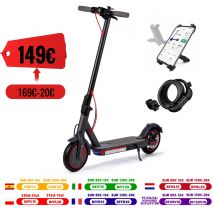 Scooter elettrico da 8,5 pollici con funzione app, con supporto per cellulare e protezione antifurto, scooter elettrico pieghevole, 25-30 km