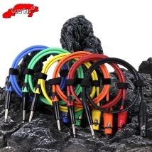 Cable de extensión de Audio para mezclador de altavoces, Conector Mono macho TS de 0,2 pulgadas a 3 pines XLR hembra, micrófono de interconexión desequilibrado, 6,35 M-30M, 1/4mm