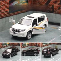 1/43 Toyota Land Cruiser Prado Car Toy For Children Diecast Metal Sport SUV Miniature Model 1:43 Pull Back Collection Gift Boys