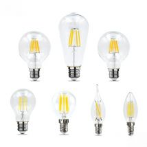 6pcs E27 E14 LED Light Bulb 2W 4W 6W 8W AC220V Lampada Led C35 A60 ST64 G80 G95 Bombilla Spotlight Lighting Cold/Warm White Lamp