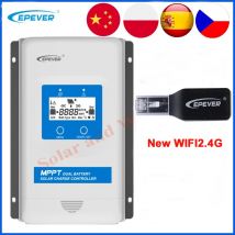 Epever Nuovo 30A 20A 10A Doppia Batteria MPPT Regolatore Solare DuoRacer Regolatore Batteria 12V/24V con RS485 DR3210N DR2210N DR1206N