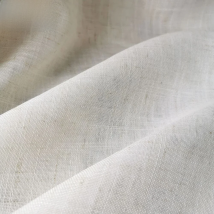Modern Deco Linen Look Solid Home White Sheer European Style Window Curtains Grommet S Wave for Living Room Bedroom