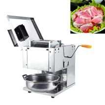 Commercial Meat Cutting Machine 800W Electric Manual Fish Beef Pork Meat Cutter Desktop Meat Slicer Dicing Machine