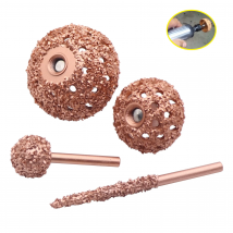 1pc Coarse Grit Buffing Wheel Carbide Rasp/Contour Cup w/ Arbor Adaptor Wheel Grind Ball / Pencil Rasp Tire Repair Tool