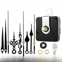 MCDFL Clock Mechanism Silent Quartz Movement Machine Wall Hands Pointer Set Clockwork Table Long Shaft DIY Watches Repair Parts