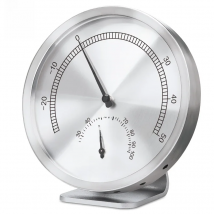 Deli 8812  8847 Stainless Machanical Thermo-Hygrometer Induction Element No Need Battery Temperature And Humidity Meter
