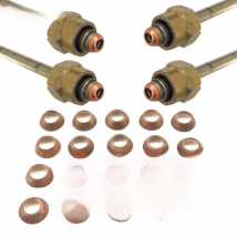 50PCS High Pressure Pipe Nest Copper Pad Cone Gasket for   Oil Tube Anti  Leaking