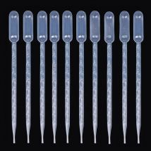 20~1000pcs , 10ml Disposable Plastic Pipette Graduated Dropper Transparent Dropper Pipettes  Lab Experiment Supplies
