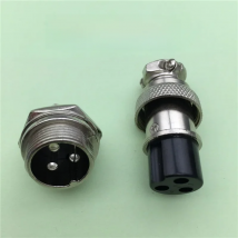 1pcs GX12 3 Pin Male & Female 12mm Wire Panel Connector Aviation Plug L89 GX12 Circular Connector Socket Plug