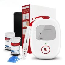 Sinocare Blood Gluocse Meter Glucometer Safe AQ Voice Diabetes Kit Blood Sugar Tester Blood Gluocse Monitor Test Strips Lancet