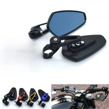 Universal 7/8" 22mm Motorcycle Rearview Mirror HandleBar Ends Side Mirrors FOR Honda CB400 CB500F CB500X CB599 CB600/F CB650F