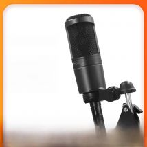 Sanpusen AT2020 Professional Audio Wired Cardioid Condenser Microphone for Vocal Condenser Pro Studio Live Recording