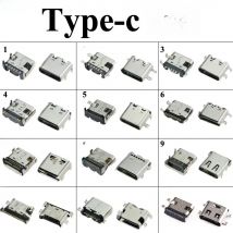 12Mode Type C 6 12 24 Pin SMT Socket Connector USB 3.1 Female SMD DIP For Huawei Samsung Lenovo PCB Design DIY High Current