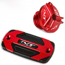 2025 NT1100 Latest  Accessories Front Brake Fluid Reservoir Caps Cover & Engine Oil Filler Cap FOR HONDA NT 1100 2021-2022