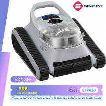 Seauto Crab Robot pulitore per piscine Robot automatico per arrampicata su pareti per piscine fino a 2000 piedi quadrati adatto per pareti e pavimenti