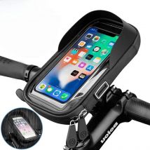 iBudim Touch Screen Bicycle Bags Waterproof Bike Phone Holder MTB Motorcycle Handlebar Mobile Phone Bag Case Cycling Accessories