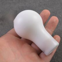 Universal Black/White Ralliart Logo 5 Speed / 6 Speed Racing Car Manual Gear Shift Knob Shifter Knob Lever For Mitsubishi