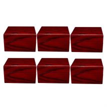 Luxury Wooden Single Slot Watch Box Watch Display Case Packaging Holder Wristwatch Collection Storage Jewelry Organizer Box 6pcs