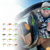 FISH KING 1PC Ice Fishing Lures 4g/8g10g/17g Winter Bait Hard Lure Balancer for Fishing Baits Jigging