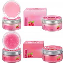 2-piece lip care set raspberry lip scrub 30g deep cleaning lipstick moisturizing gloss moisturizing lips