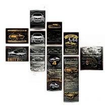 Cars Saying Life Metal Signs Classic Car Vintage Poster Plate Pub Bar Club Garage Decorative Wall Art Painting Plaque 20x30 cm