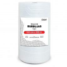 Rotolo di plastica a bolle lunghe 1 metro e lungo 100 metri |   Ideale per imballaggi, traslochi, protezione, scatole