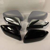 Car Wing Side Mirror Cover Primed Black Chrome For Land Rover/Range Rover Sport/Freelander 2/LR2/Discovery 4/LR4 2010-2014