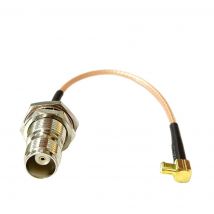 Wireless Modem Extension TNC Female To MCX Male Right Angle RF Jumper Cable Adapter RG316 6inch Wholesale NEW
