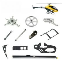 FLY WING FW450L FW450 V2 RC Helicopter Spare Parts Main Gear Rotor Housing Control Arm Shaft Feathering Shaft Motor Propeller