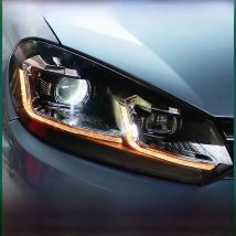 Headlights For VW Golf 6 MK6 2009-2013 DRL Daytime Running Lights Head Lamp LED Bi Xenon Bulb Fog Lights Car Accessories