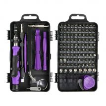115 in 1 Precision Screwdriver Set With 98Pcs Magnetic Bits/ Pry Tool/ Tweezer/ Magnetizer  for Phone Glasses Repair Tool