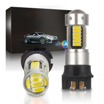 AILEO Amber White PW24W PWY24W CANBUS LED Bulbs 30 SMD For Audi BMW VW Volvo Mercedes-Benz Skoda Peugeot MINI DRL Daytime Lights