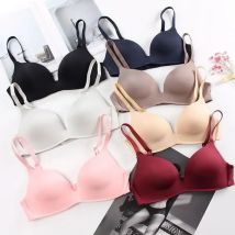 Women Seamless Bra Sexy No Wire Push Up Underwear Girls Students Breathable Thin 12 Colors Bras