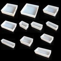 1PC Cube Cuboid Pendant DIY Necklace Jewelry Mold Pendants Crystal Scale Jewelry Resin Molds for Jewelry Making Tool