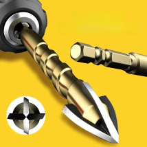 5pcs/7pcs 3-12mm Cross Hex Tile Drill Bit For Glass Concrete Ceramic Tile Hole Opener, Tungsten Carbide Hard Alloy Bits Set Tool