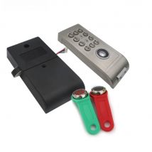 Stainless steel Temporary /Fixed Code TM iButton Combination Lock, Door Access Digital Electronic Security Cabinet Coded Locker