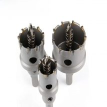 1pc 16-50mm Core Drill Bit Stainless Steel Hole Saw TCT Carbide Tip Drill Bit Metal Cutting Drilling Power Tools