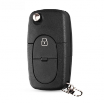 KEYYOU Car Remote Key Shell Case Fob For Volkswagen VW MK4 Golf B5 B6 Bora Passat Golf 4 5 6 CR1616 Flip Car Key Case