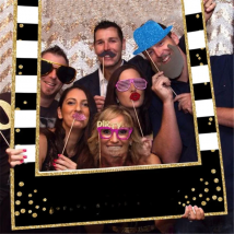1 16 18 21 30 35 40 50 60 Birthday Photo Booth Frame Kids Adult Birthday Party Decoration Paper Happy Birthday Photo Props Frame