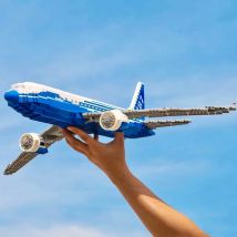Ideas The Boeing 787 Airliner Building Block City Airplane Passenger Plane Bricks Transport Plane Toys For Kids Birthday Gifts