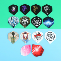 Professional 12 Pcs Standard Cool & Nice Dart Flights Wing Tail Set For Soft And Steel Tip Darts 14 Styles PET Darts Accessories