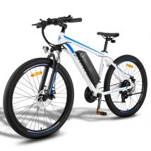 Fafrees F28 MT E-Bike Elektrofahrrad 27,5 Zoll Mountainbike 250 W Ebike Herren 36 V 14,5 Ah Akku, E-Bike Damen 25 km/h Weiß