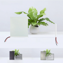 SUNICE Switchable Electric White/Black/ Gray opaque Adhesive PDLC smart Film Window Door Test Samples for rear projection screen